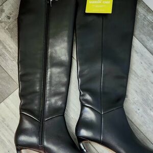 Gianni Bini Black Knee high Leather Boots